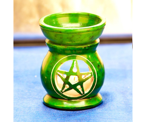 Aromalampe Pentagramm, grün
